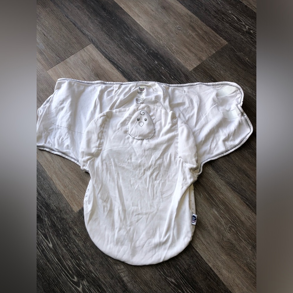 Nested Bean White Baby Swaddle Bundle of 2